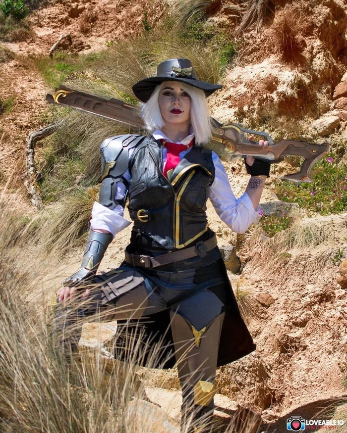 Ash - Longpost, Overwatch, Ashe, Cosplay