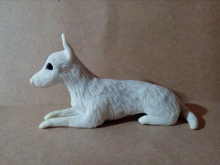 Dog - My, Dog, Polymer clay, Longpost