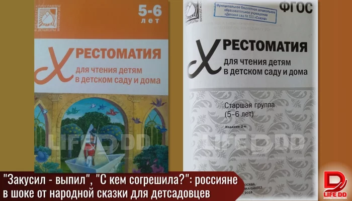 “I had a bite - I drank”, “Who have you sinned with?”: Russians are shocked by a folk tale for kindergarteners - My, Children, Education, Kindergarten, Books, Story, Nizhny Novgorod