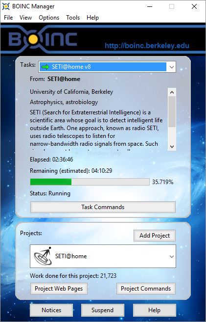 Voluntary computing on your Linux machine - The science, Seti, Longpost