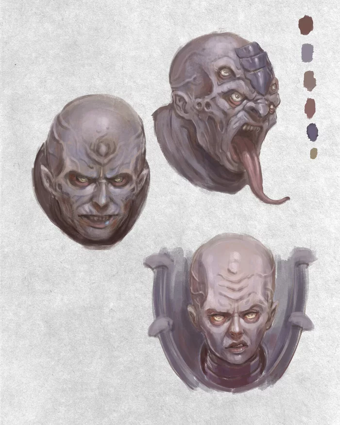 Wh40Art by Toni Justamante Jacobs - Warhammer 40k, Wh Art, Adeptus Astartes, Genestealer Cults, Tyranids, Longpost, Toni Justamante Jacobs