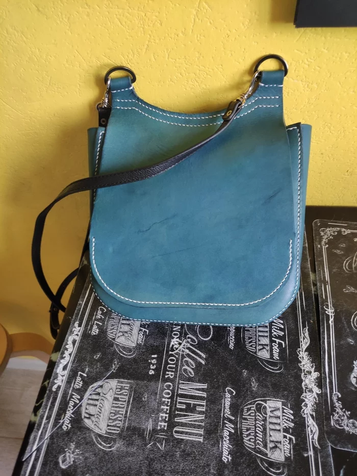 And so the continuation, tailoring, and what's with the bat bag - My, Leather, Belt bag, Сумка, Sou, I share, Money clip, Warhammer 40k, Batman, , Handmade, Longpost, Needlework without process