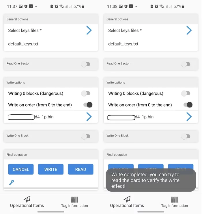 Continuation of the post “Copying the key from the MIIFARE intercom with the MCT phone” - My, Radio amateurs, Rfid, Rfid Tag, Appendix, Android, Copying, Instructions, Electronics, , Hobby, Reply to post, Longpost