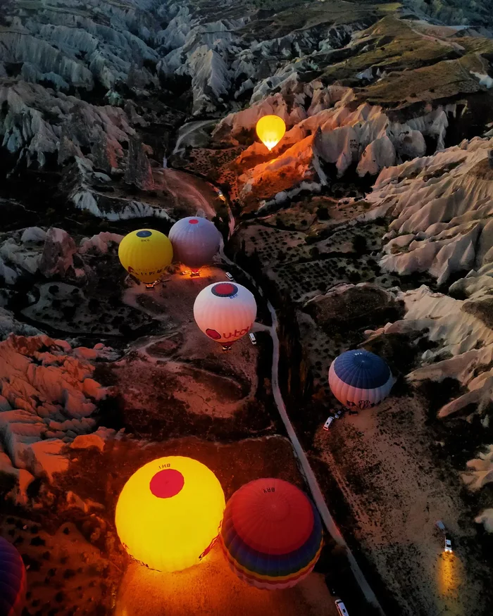 Ball - My, Ball, Balloon, dawn, Sunrises and sunsets, Cappadocia, Longpost