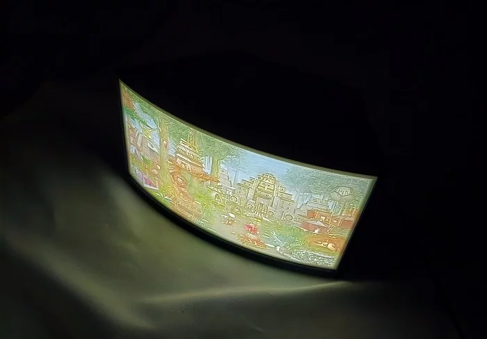 Lamp based on Heroes of Might and Magic 3, with musical accompaniment - My, Games, Diorama, Герои меча и магии, Nostalgia, 3D печать, Video, Longpost