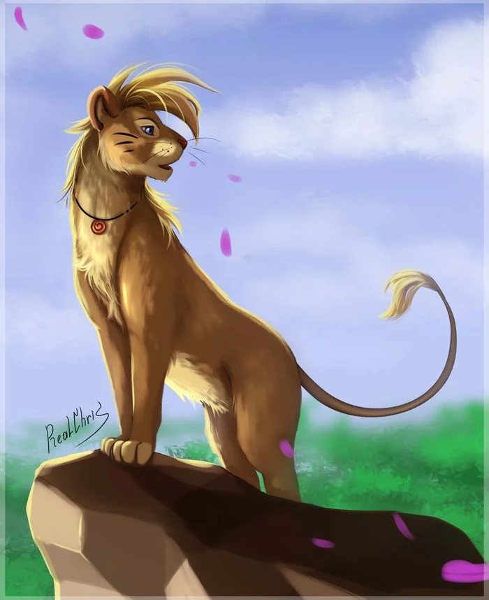 lion teen - My, The lion king, Naruto, Crossover, a lion, Drawing, Art