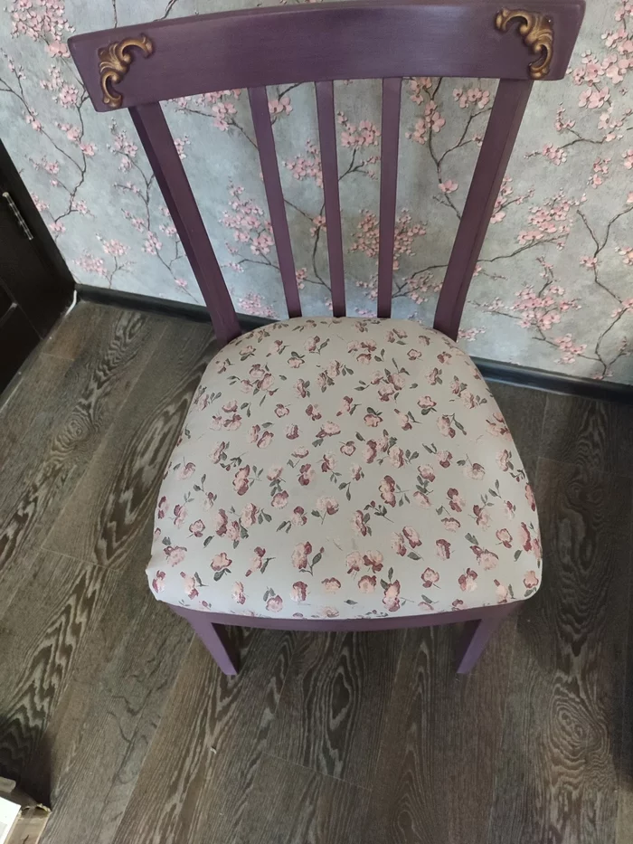 Restoration of a chair from the USSR - My, Furniture, With your own hands, Hobby, Chair, Longpost, Needlework without process