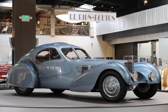 Bugatti 57 SC Atlantic 1936 года - Машина, Раритет, Ретроавтомобиль