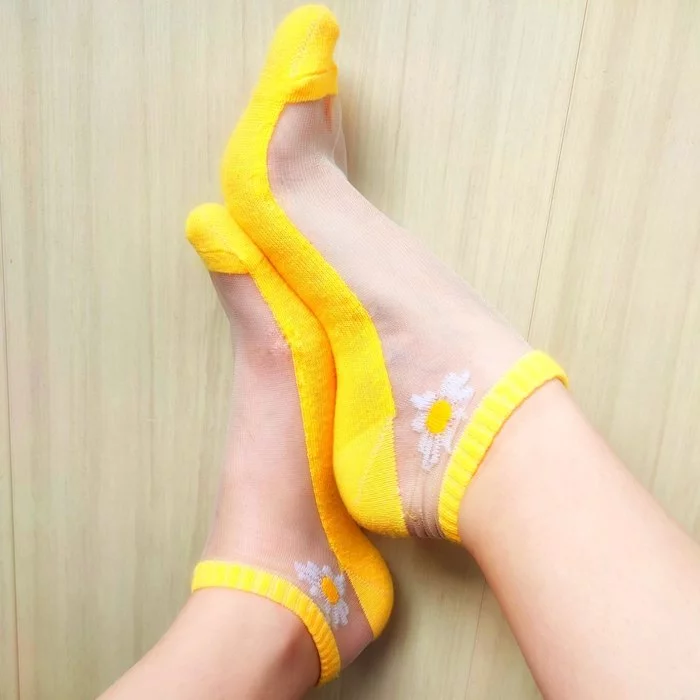 Cute socks - NSFW, Foot fetish, Socks, Legs, Longpost