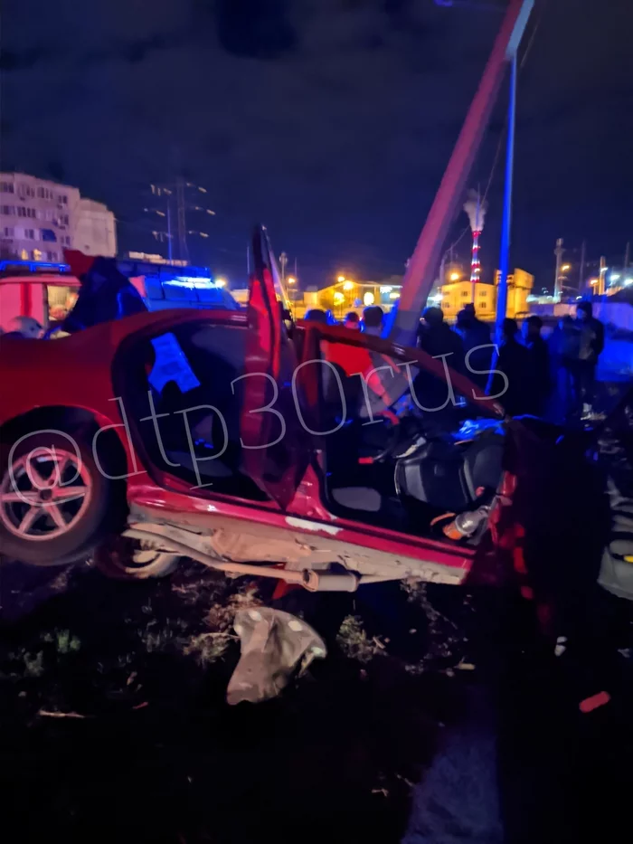 Astrakhan. Hard accident on a new road along B. Alekseeva street - My, Astrakhan, Road accident, Crash, Video, Longpost