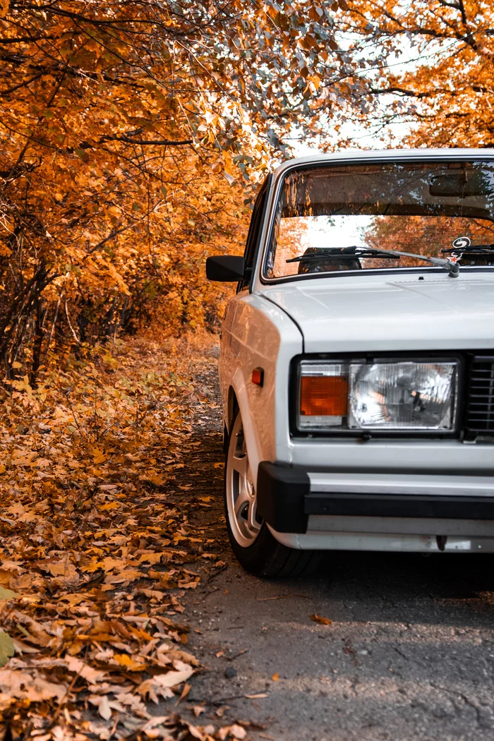 autumn photo - My, The photo, Auto, AvtoVAZ, Autumn