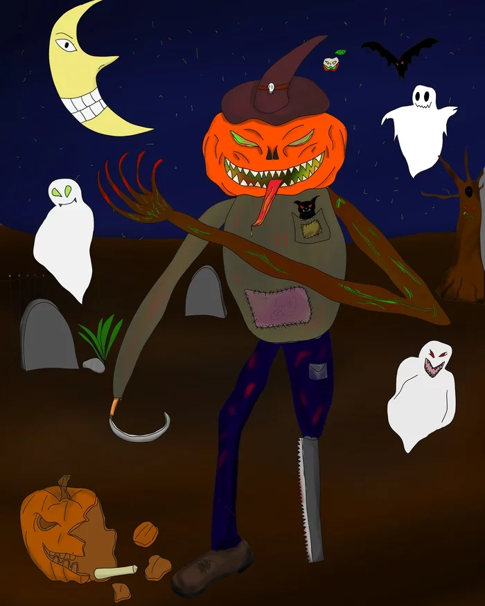 Halloween art - My, Art, Halloween