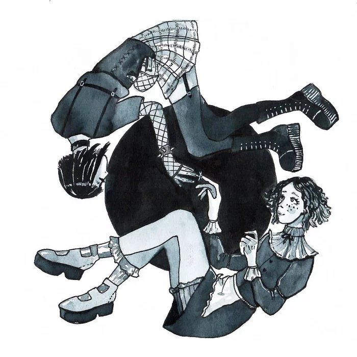 Inktober 2021 (Day 22 - Day 31) - My, Drawing, Art, Illustrations, Challenge, Graphics, Ink, Mascara, Inktober, Longpost