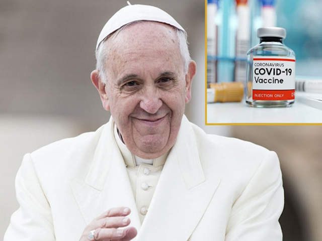 Pope: Only the vaccinated will go to heaven - Pope, Exorcism, Coronavirus, Longpost, Humor, Fake news, Satire