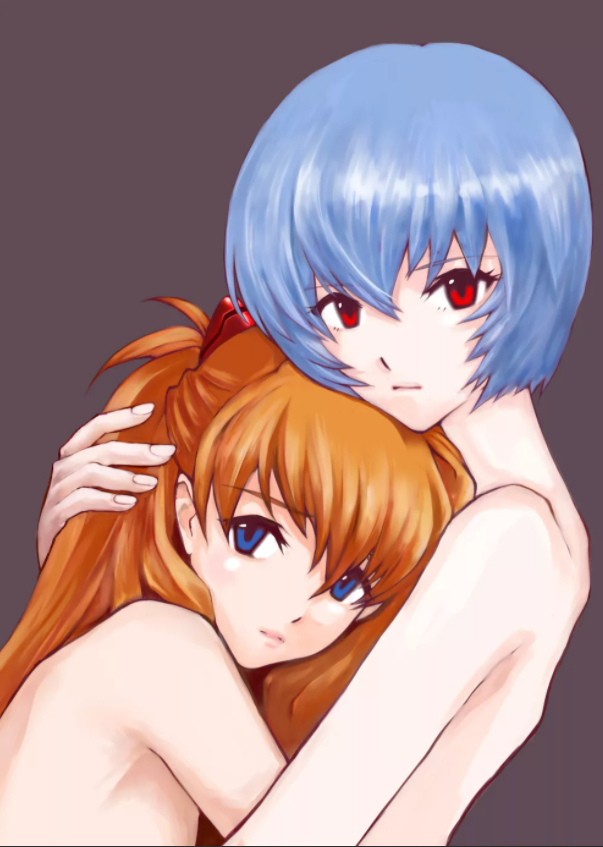 Asuka and Rei - NSFW, Yuri, Asuka langley, Rei ayanami, Yuri Erotic, Girls, Longpost