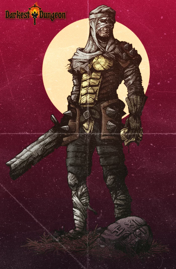 Darkest Dungeon: Leper (fanart) - My, Art, Darkest dungeon, , Fantasy, Fan art, Computer games