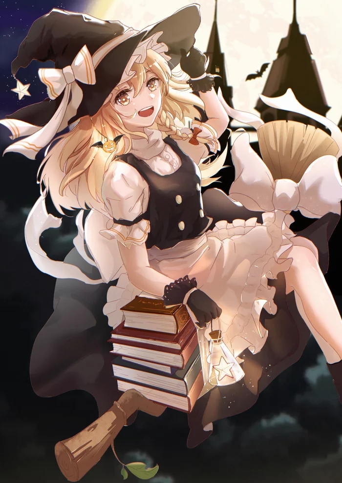 Kirisame marisa - Touhou, Kirisame marisa, Anime art, Anime, 