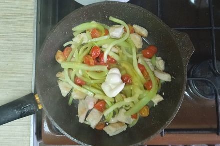 Куриное филе с кабачком и сыром - Моё, Куриное филе, Курица, Мясо, Приготовление, Питание, Еда, Кулинария, Вкусно, Рецепт, Блюдо, Обед, Вторые блюда, Длиннопост