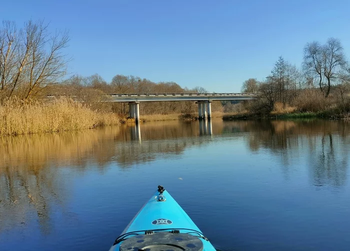 Sunday walk along the river - My, Hike, River, A boat, Kayak, The photo, Longpost