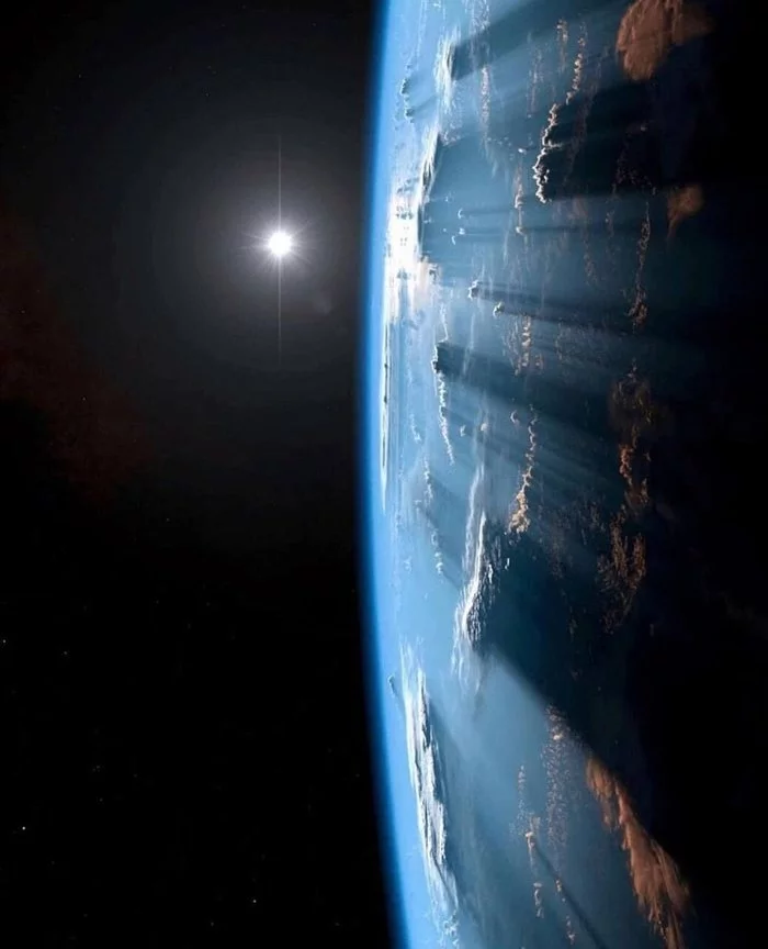 Earth: view from space - Planet Earth, Space, dawn, Polar Lights, View from the ISS, Longpost