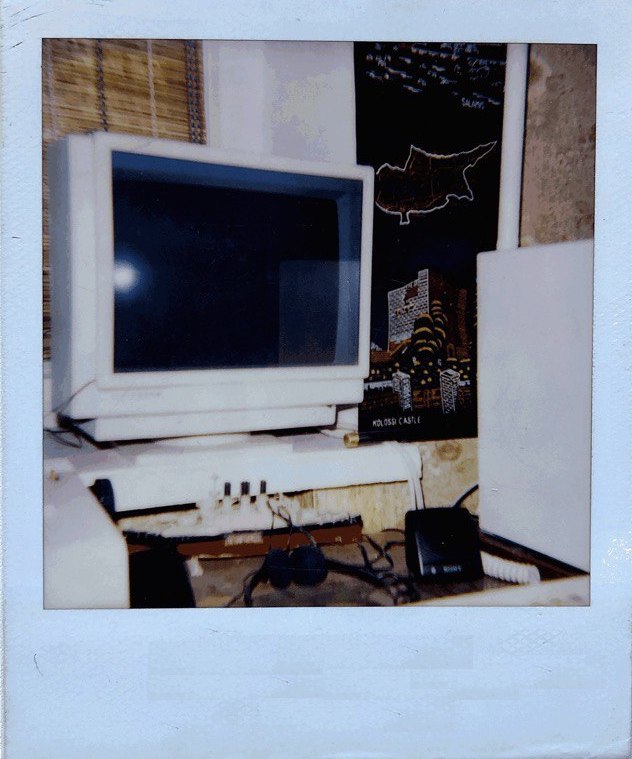 Reply to the post Found an old photo of my computer - My, Old pc, 1994, Old-Hard, Kinescope, Монитор