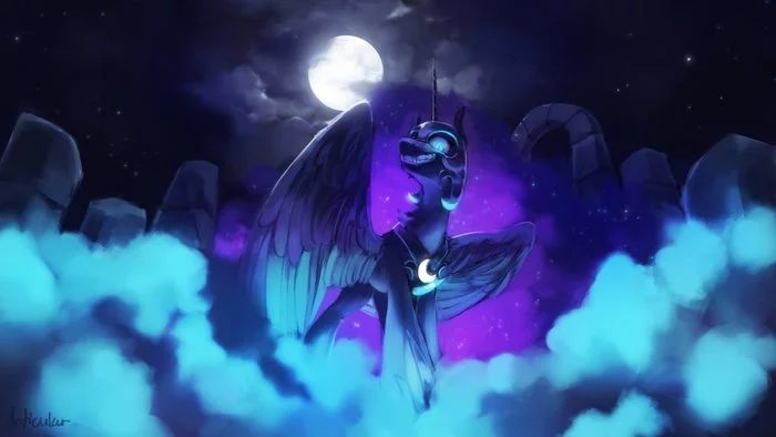 Moon pony is back - My little pony, Nightmare moon, Anticularpony