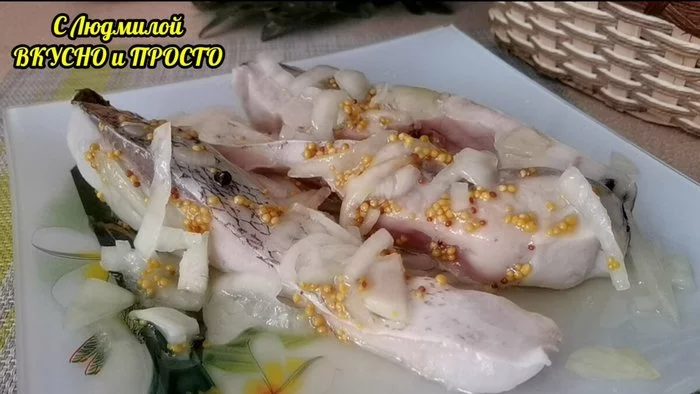 Marinated fish (silver carp, carp, carp). - My, Food, Cooking, Kitchen, A fish, Recipe, Video recipe, Yummy, Snack, Festive table, Video, Longpost