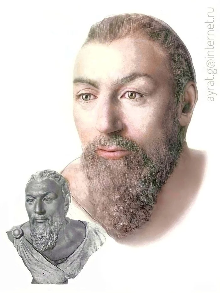 Scythian king Skilur. Reconstruction of appearance in digital art technique - My, Story, Photorealism, Digital, Crimea, Portrait