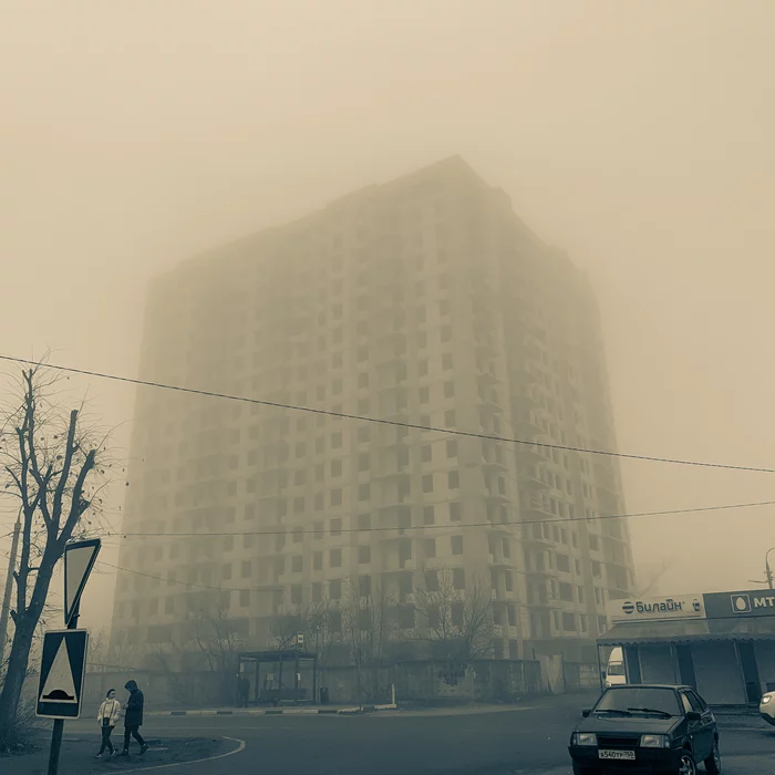 Прогулки в тумане - Длиннопост, Мобильная фотография, Туман, Фотография, Моё