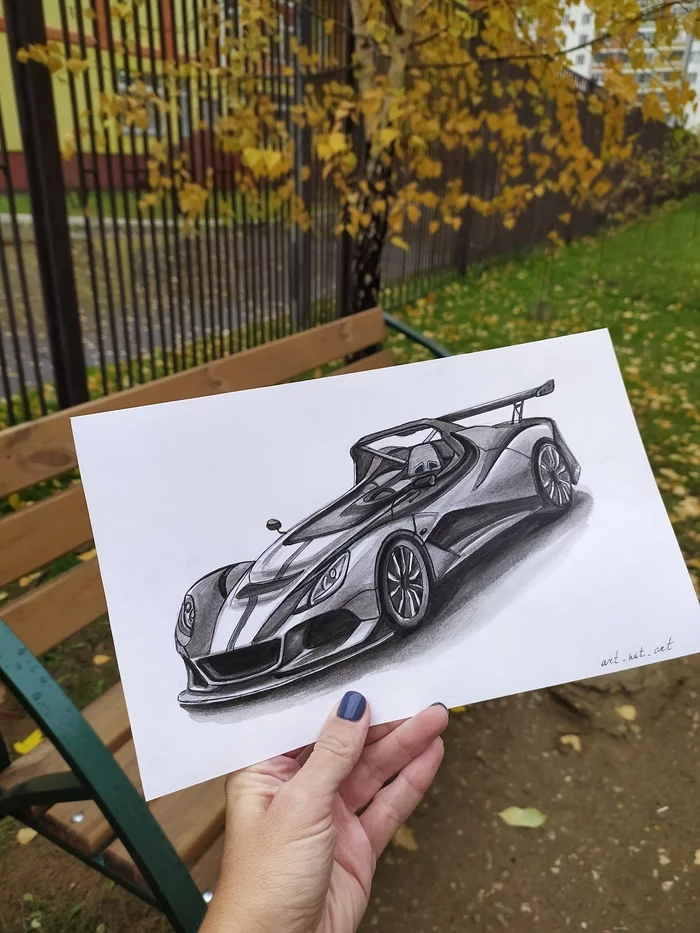 The car inktober continues. - My, Maserati, Lotus, Mercedes, Porsche, Auto, Drawing, Automotive classic, Motorists, Car, Автоспорт, Retro, Retrotechnics, With your own hands, Painting, Sketch, Inktober, Longpost