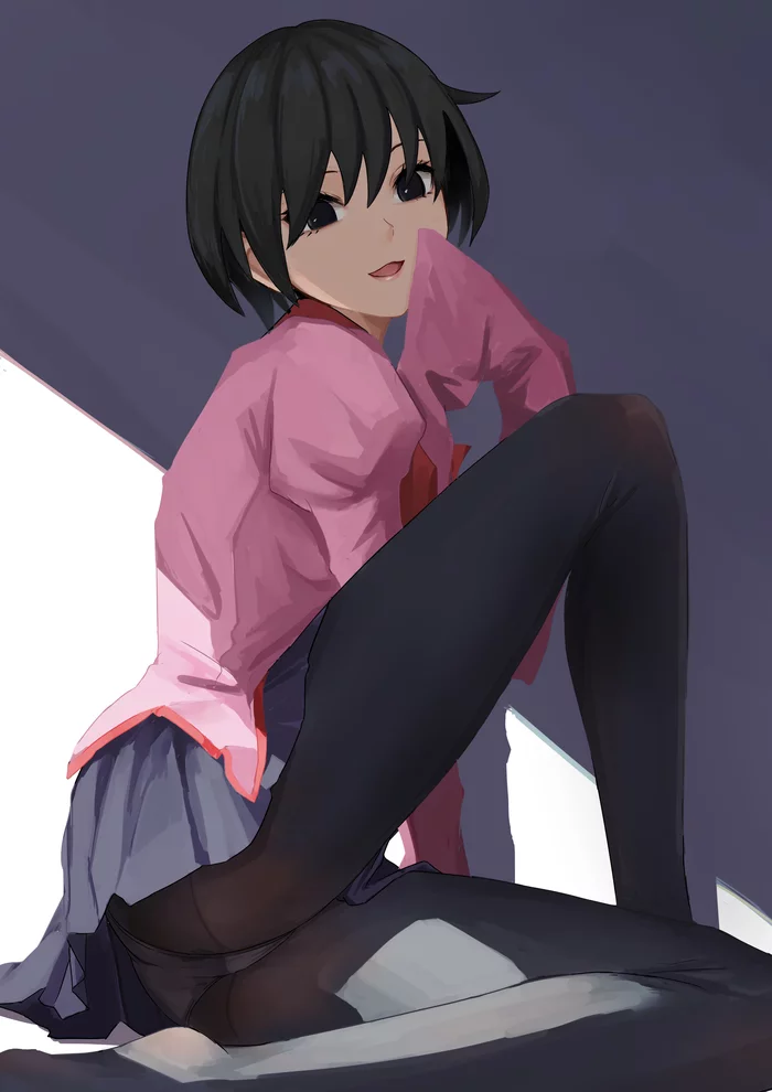 Hello Araragi - Anime art, Anime, Pantsu, Monogatari series, Ougi Oshino, Nemo