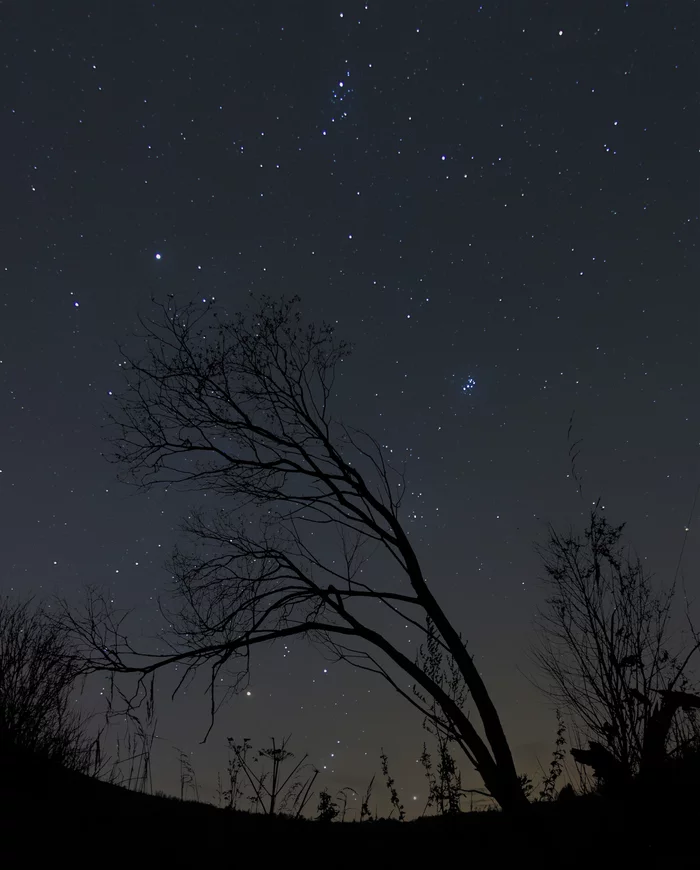 Walk at night - My, Astrophoto, Night, Stars, Sky, Calmness, The photo