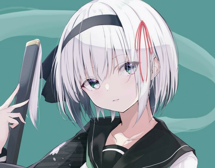 Konpaku Youmu Touhou, Konpaku Youmu, Anime Art, , Iyo