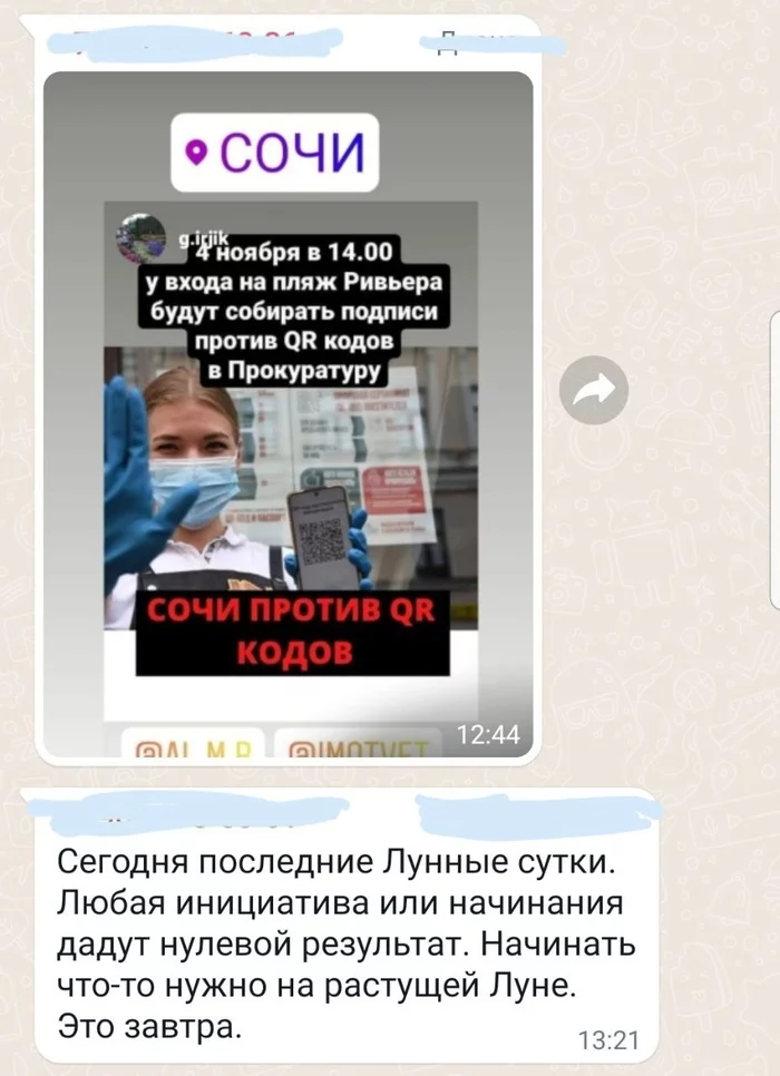 You go into the house chat, and there one neighbor is more beautiful than the other - My, Neighbours, Sochi, Anti-vaccines, Signs, Chat room, Screenshot