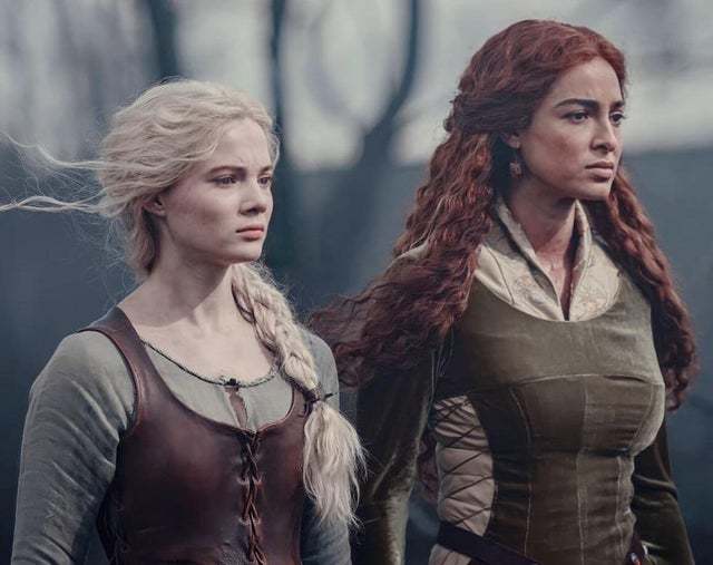 Season 2 Ciri and Triss - Ciri, Triss Merigold, Witcher, Season 2