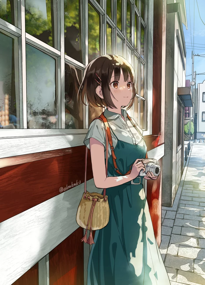 :3 Early morning - Anime, Anime original, Anime art, Camera