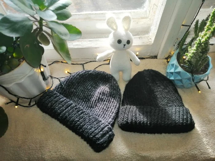 Hat for the winter - My, Knitting, Knitting, Crochet, cat, Autumn, With your own hands, Needlework without process, Needlework, Creation, Longpost, Cap, The winter is coming