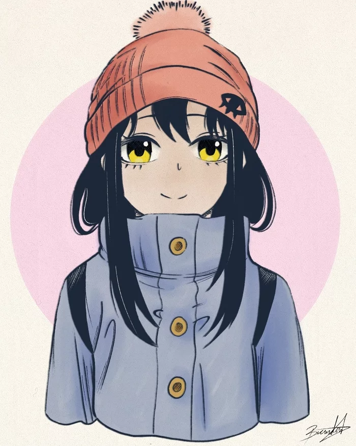 Mieruko-Chan FanArt - Аниме, Anime Art, Фан-Арт, Mieruko-Chan