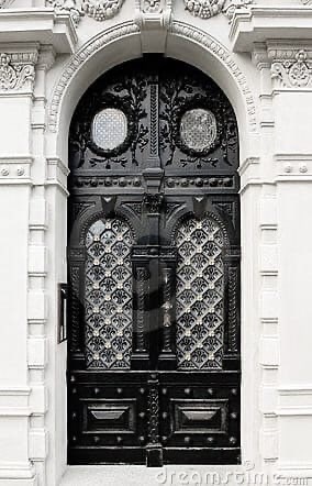 Entrance portals in black tones - Architecture, Entrance group, Longpost