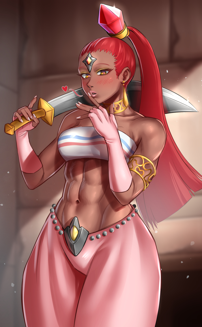 Nabooru Toin oekaki, Muscleart,  , , , , The Legend of Zelda, Ocarina of Time,  , , Anime Art, Gerudo