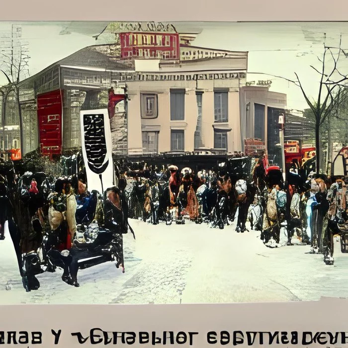 С праздником, товарищи! - Моё, Нейросеть ruDALL-E, Октябрьская революция, Ленин, Сталин, Фидель Кастро, Че Гевара, СССР, Политика, Праздники, Флаг, Народ, Общество, Длиннопост