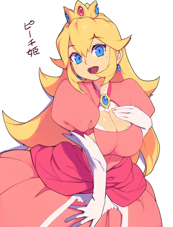 Peach by Metatarou - Princess Peach, Игры, Марио, Девушки, Game Art, Metatarou