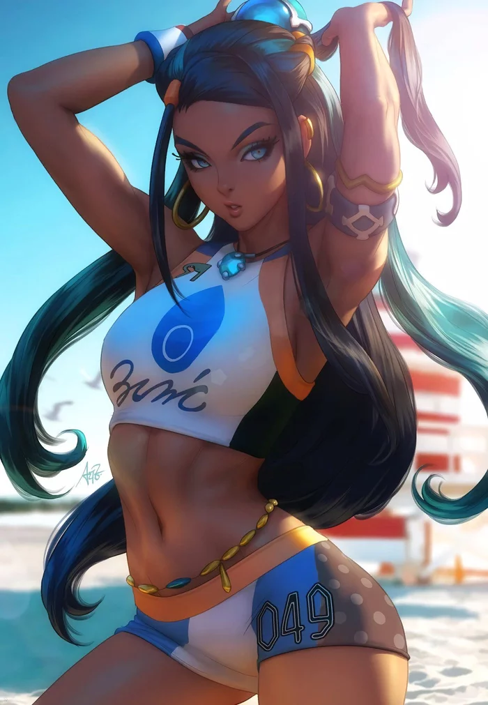 Nessa - Pokemon sword and shield, Nessa, Anime art, Anime, Pokemon