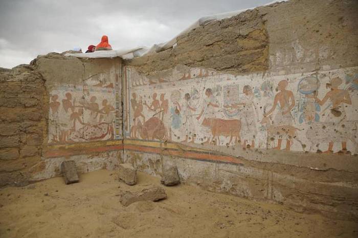 Financier's tomb discovered in Egypt - Egypt, Ancient Egypt, Archeology, Tombs, Officials, Exchequer, Ramses, Necropolis, Saqqara, Opening, Archaeologists, Giza, Interesting