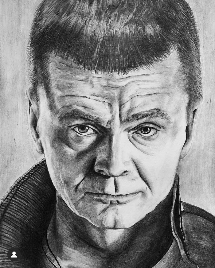 Владимир Сычев. Портрет карандашом | Пикабу