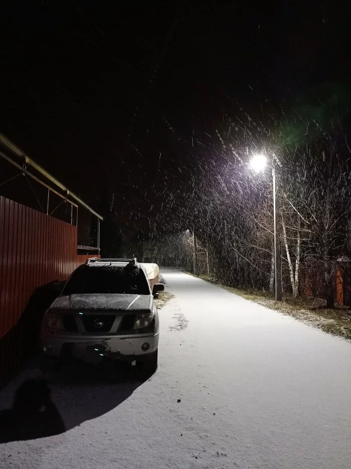 Podolsk now - My, Podolsk, Snow, Beautiful, Weather, Nissan