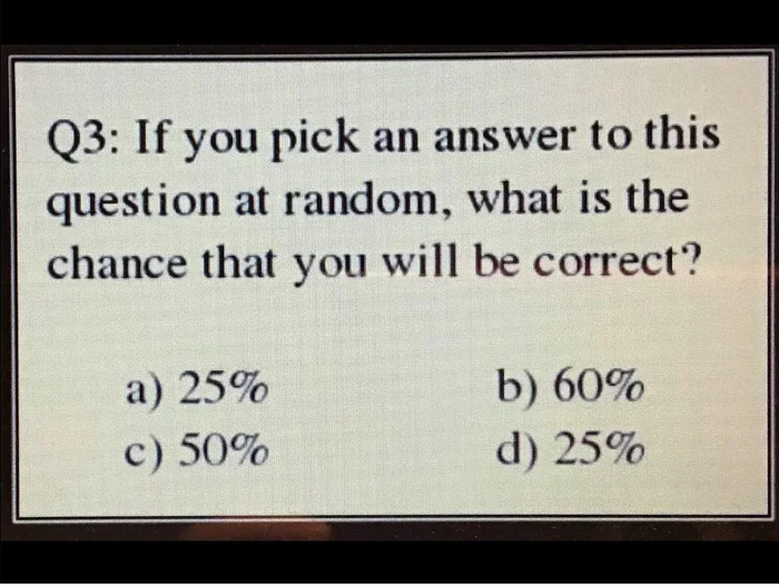 Так какой ответ правильный? Вероятность, Тест