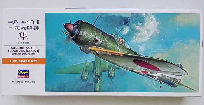 Nakajima Ki-43-IIb Hayabusa (1/72 Hasegawa). - My, Modeling, Stand modeling, Aircraft modeling, Prefabricated model, Assembly, Airbrushing, Miniature, Airplane, Aviation, The Second World War, Japan, With your own hands, Needlework with process, Needlework, Hobby, Fighter, Longpost
