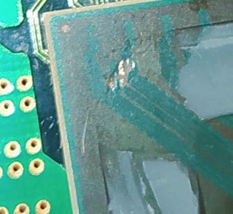 Восстановление дорожек на подложке процессора ps3 Cell | Пикабу