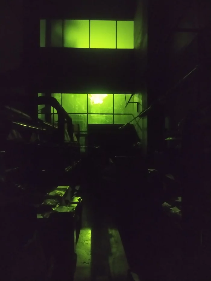 night plant - My, Factory, Filth, Horror, Xiaomi Redmi Note 7, Night